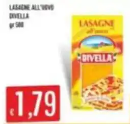 Mercadò Lasagne all'uovo Divella offerta
