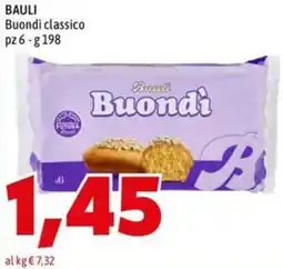 MEGA Buondi classico BAULI offerta