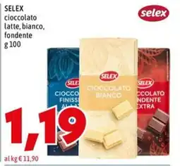 MEGA Selex cioccolato offerta