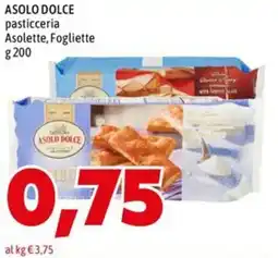 MEGA Asolo Dolce pasticceria Asolette, Fogliette offerta