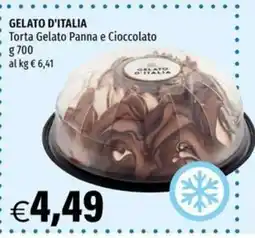 Hurrà Torta Gelato Panna e Cioccolato Gelato d'Italia offerta