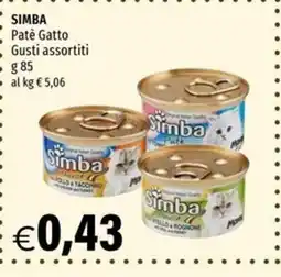 Hurrà Simba Patè Gatto offerta