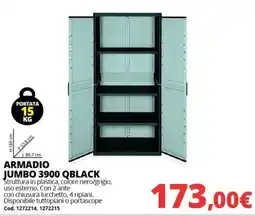Brico Io Armadio Jumbo 3900 QBlack offerta