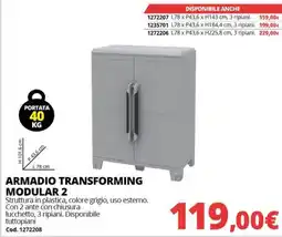 Brico Io Armadino Transforming Modular 2 offerta