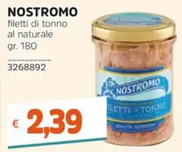 Stop&Shop Nostromo filetti di tonno al naturale offerta