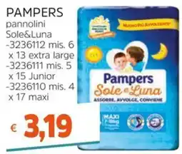 Stop&Shop Pampers pannolini Sole&Luna offerta
