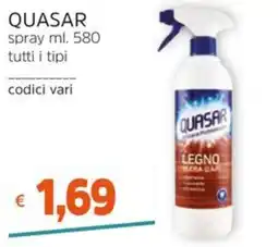 Stop&Shop Quasar spray legno offerta