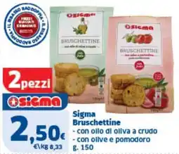 Sigma Sigma Bruschettine offerta