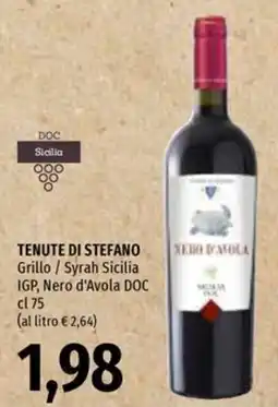 Emi Supermercati Tenute di Stefano Grillo / Syrah Sicilia IGP, Nero d'Avola DOC offerta