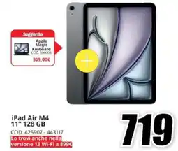 MediaWorld iPad Air M4 offerta