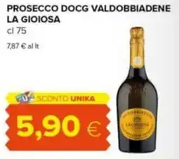 Tigre Prosecco DOCG Valdobbiadene La Gioiosa offerta