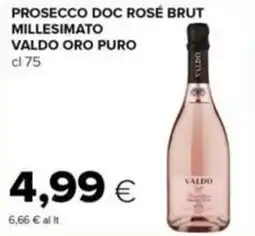 Tigre Prosecco Doc Rosé Brut Millesimato Valdo Oro Puro offerta