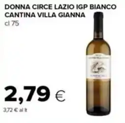 Tigre Donna Circe Lazio IGP Bianco Cantina Villa Gianna offerta
