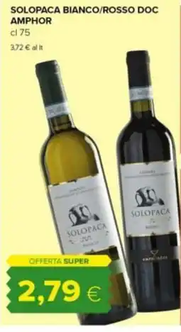 Tigre Solopaca Bianco/Rosso DOC Amphor offerta
