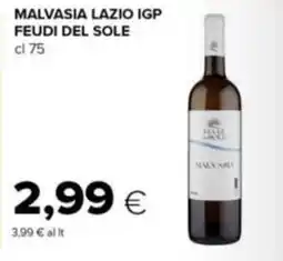 Tigre Malvasia Lazio IGP Feudi del Sole offerta