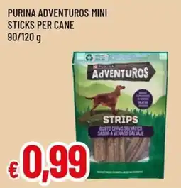 Famila Superstore Purina Adventuros mini sticks per cane offerta