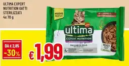 Famila Superstore Ultima Expert Nutrition Gatti Sterilizzati offerta