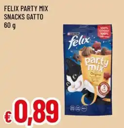 Famila Superstore Felix party mix snacks gatto offerta
