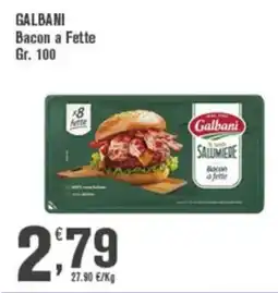 Conté Supermercati Galbani Bacon a Fette offerta