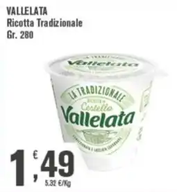 Conté Supermercati Ricotta Tradizionale Vallelata offerta