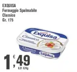 Conté Supermercati Formaggio Spalmabile Classico Exquisa offerta
