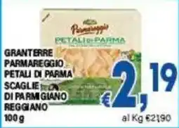 DEM Granterre Parmareggio petali di parma scaglie di parmigiano reggiano offerta