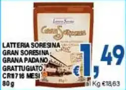DEM Latteria Sorensina Gran Sorensina Grana Padano Grattugiato offerta