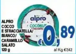 DEM Alpro cocco e stracciatella bianco/caramello salato offerta
