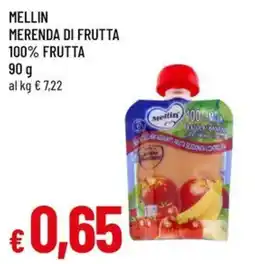 Famila Superstore Mellin merenda di frutta offerta