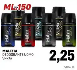 Emporio Amato Malizia deodorante uomo spray offerta