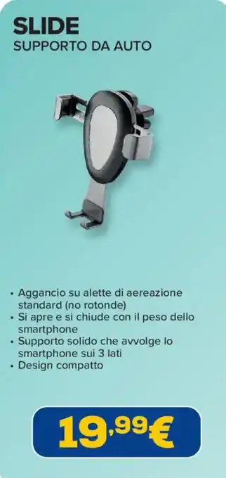 Slide supporto da auto