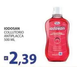 Re Mercato Lucrezia Iodosan collutorio antiplacca offerta