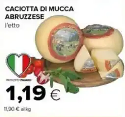 Tigre Caciotta di mucca abruzzese offerta