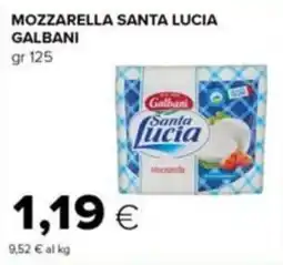 Tigre Mozzarella Santa Lucia Galbani offerta