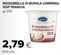 Tigre Mozzarella di bufala campana dop franca offerta
