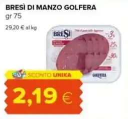 Tigre Bresì di manzo Golfera offerta