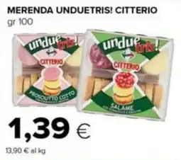 Tigre Merenda unduetris! citterio offerta