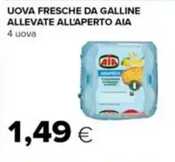 Tigre Uova fresche da galline allevate all'aperto AIA offerta