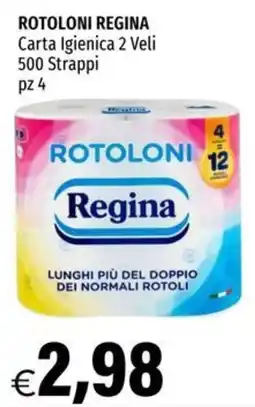 Hurrà Rotoloni Regina Carta Igienica 2 Veli offerta