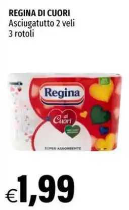 Hurrà Regina di Cuori Asciugatutto offerta