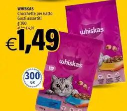 Hurrà Whiskas Crocchette per Gatto offerta
