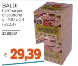 Stop&Shop Baldi hamburger di scottona offerta