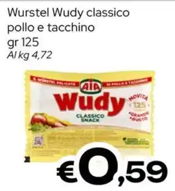 MAX Supermercati Wurstel Wudy classico pollo e tacchino offerta