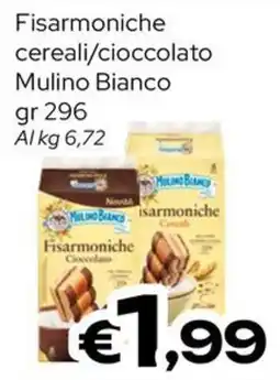 MAX Supermercati Fisarmoniche Cereali Cioccolato Mulino Bianco offerta