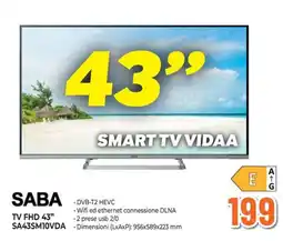 Extracoop SABA TV FHD 43" offerta