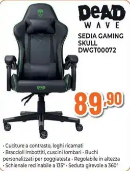 Extracoop Dead Wave Sedia Gaming Skull offerta