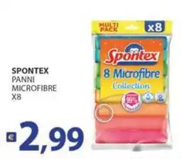 Re Mercato Lucrezia Spontex panni microfibra offerta