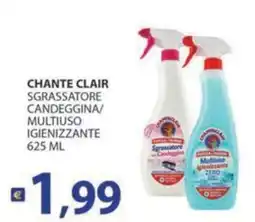 Re Mercato Lucrezia Chante Clair sgrassatore candeggina/multiuso igienizzante offerta