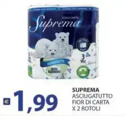 Re Mercato Lucrezia Suprema asciugatutto fior di carta offerta