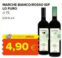 Tigre Marche bianco/rosso IGP Lo Puro offerta